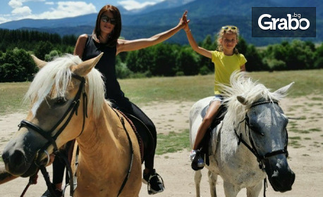 Предизвикай себе си! Цял ден приключение в Добринище с каране на АТВ, конна езда и забавление във въжен парк