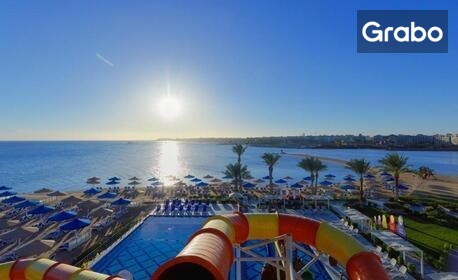 Екзотична почивка в Египет: 7 нощувки на база All Inclusive в хотел Bellagio Beach Resort SPA*****, Хургада, плюс самолетен транспорт