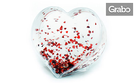 Подарък за Свети Валентин: магнит, пъзел, катинар, кутия или преспапие с ваша снимка или дизайн по избор