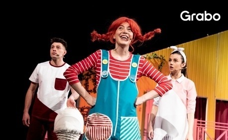 Детската пиеса "Пипи Дългото чорапче" на 21 Юни от 11:00ч, в Младежки театър "Николай Бинев"