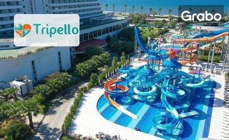 Ранни записвания за лято в Кушадасъ: 7 нощувки на база Ultra All Inclusive в Хотел Palm Wings Ephesus Beach Resort 5*, плюс басейн, водна пързалка и детска анимация