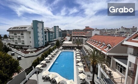 Морски релакс в Сиде: 7 нощувки на база Ultra All Inclusive в Хотел Side Story Resort and SPA****, плюс водна пързалка