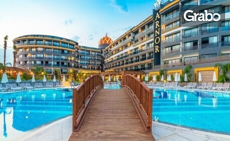 Last Minute ранни записвания за лято в Сиде: 7 нощувки на база Ultra All Inclusivе в Хотел Arnor De Luxe Hotel & SPA*****, плюс басейн