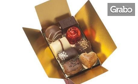 Кутия с шоколадови бонбони асорти