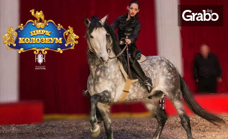 Цирк Колозеум в София от 13 до 29 Септември! Вход за спектакъл на дата по избор - в квартал Дружба