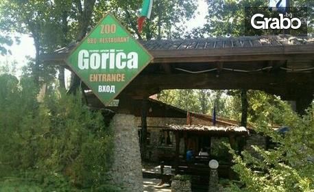 Семеен вход за Първа частна зоологическа градина "Горски чифлик" до Ресторант Горица - за двама възрастни с до 2 деца