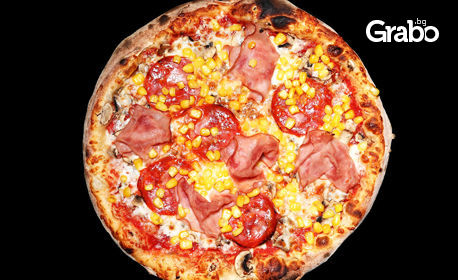 Фамилна пица с диаметър 50см по избор - за вкъщи