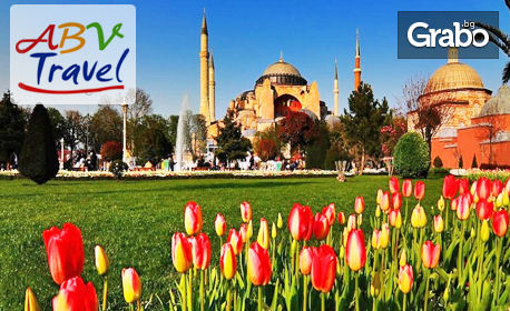 За Фестивала на лалето в Истанбул! 4 нощувки със закуски, плюс транспорт и посещение на парка Емирган и Одрин
