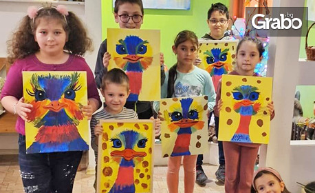 Рисуване за деца през Април и напътствия от професионален художник