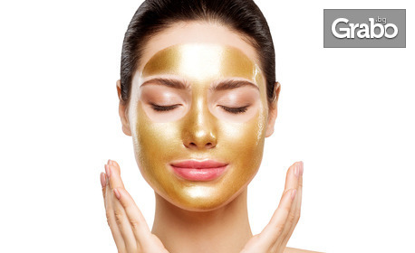 Антиейдж терапия на лице с RF лифтинг и мезотерапия с наноигли, японски Кобидо масаж и златна маска