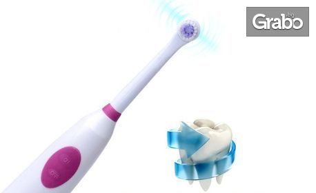 Електрическа четка за зъби с 3 сменяеми глави, в цвят по избор