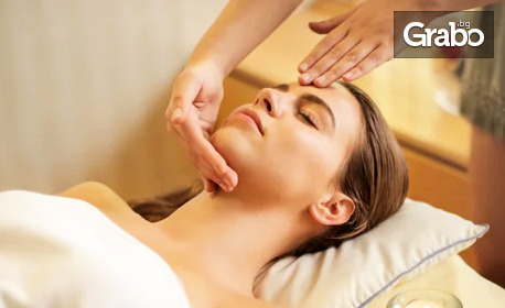 Комплексна терапия с антистрес масаж на цяло тяло, лице, шия и деколте, пилинг, сметанова маска за лице и хидратираща терапия за устни