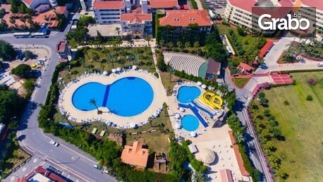 Почивка в Сиде: 7 нощувки на база Ultra All Inclusive в хотел Cesars Side, плюс самолетен транспорт