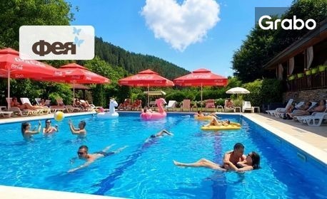изображение за оферта Лято в Троянския Балкан: Нощувка със закуска и вечеря за двама в двойна стая, студио или апартамент, плюс релакс зона, от Парк-хотел Фея***, с. Чифлик