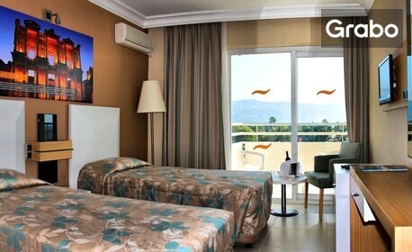 Last Minute ранни записвания за лято в Кушадасъ: 7 нощувки на база All Inclusive в Хотел Ephesia Resort****, плюс басейн, водна пързалка и детска анимация