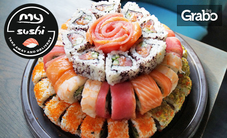 Екзотика и стил: Торта със суши по избор