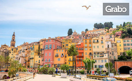 През Декември до Ница! 3 нощувки със закуски, плюс самолетен транспорт и възможност за Кан, Монако и Монте Карло