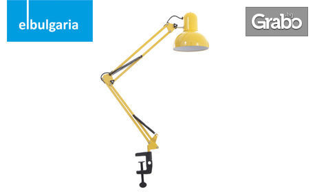 Стилна настолна лампа с чупещо рамо в различни цветове