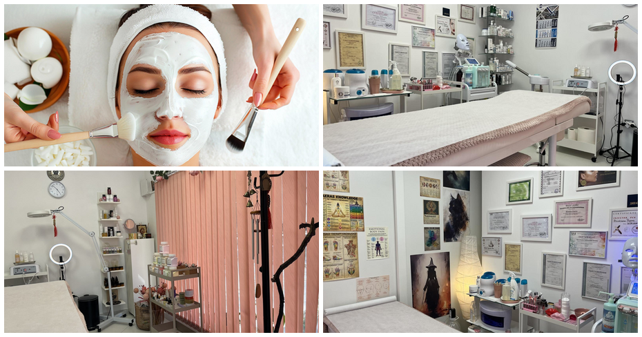 Освежаващо почистване на лице с диамантено дермабразио и кислороден спрей, плюс глинена маска с каолин, от Салон за красота Ванитас