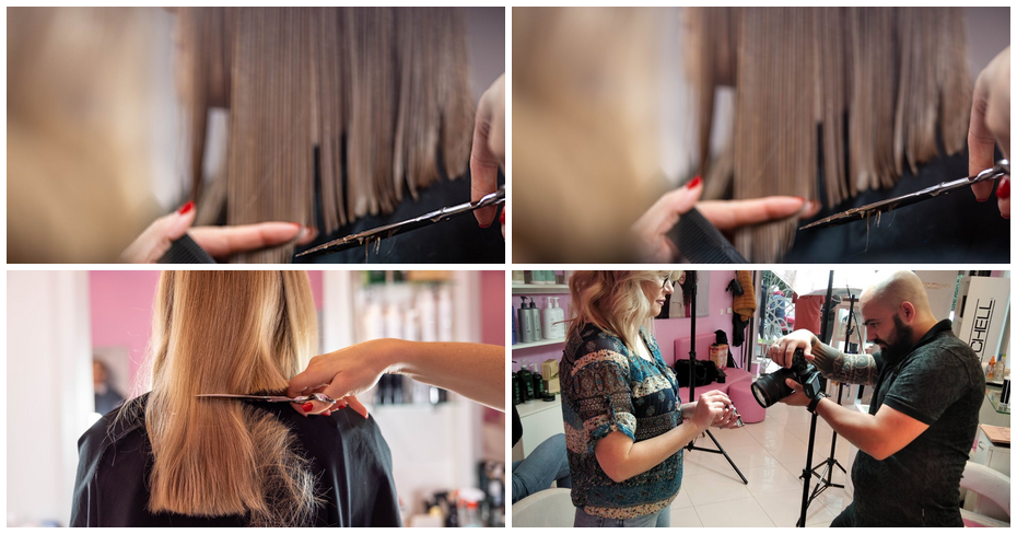 Дамско подстригване, плюс масажно измиване и стайлинг със сешоар, от Salon.de.coiffure Дамско подстригване, плюс масажно измиване и стайлинг със сешоар, от Salon.de.coiffure