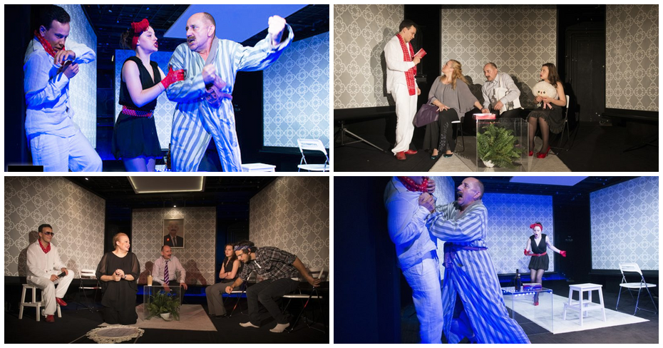 Георги Спасов и Анастасия Ингилизова в комедията “Семеен съвет” на 3 Ноември, в Театър 199