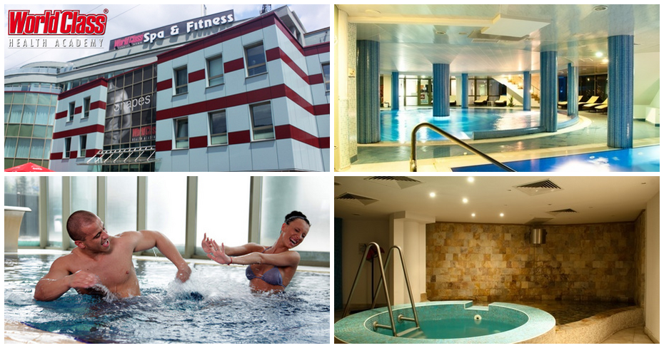 Месечна карта за неограничен достъп до фитнес, SPA, басейн, джакузи и групови занимания, от World Class Health Academy Месечна карта за неограничен достъп до фитнес, SPA, басейн, джакузи и групови занимания, от World Class Health Academy