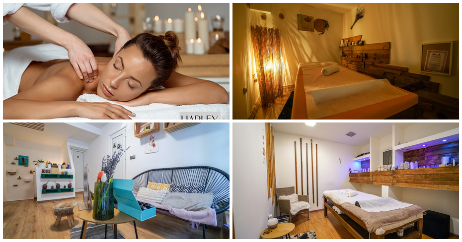 Класически масаж на цяло тяло “Злато и Иланг-Иланг”, с възможност за масаж на лице, плюс подарък – чай с бисквитки, от Салон Harley Spa