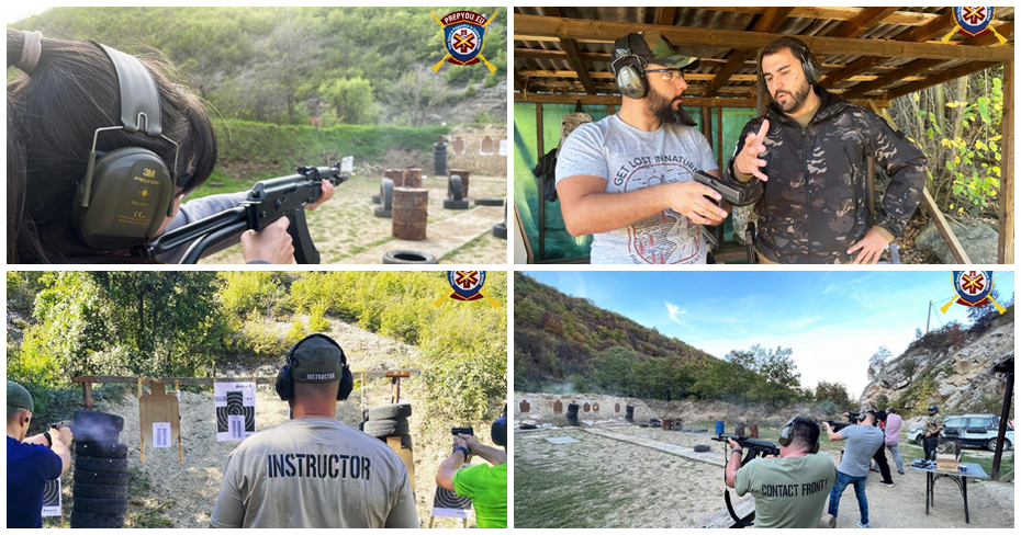 Обучение по стрелба на английски и български език с пушка-помпа, автомат AK-47 и пистолет Glock, плюс състезателно стреляне – на 27 Декември, в с. Лозен, от PrepYou