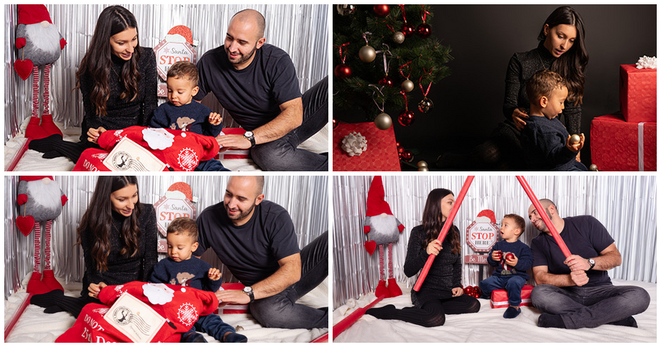 Празнично вдъхновение | Коледна фотосесия на 3 декора с 20 обработени кадри, от Студио Ф22