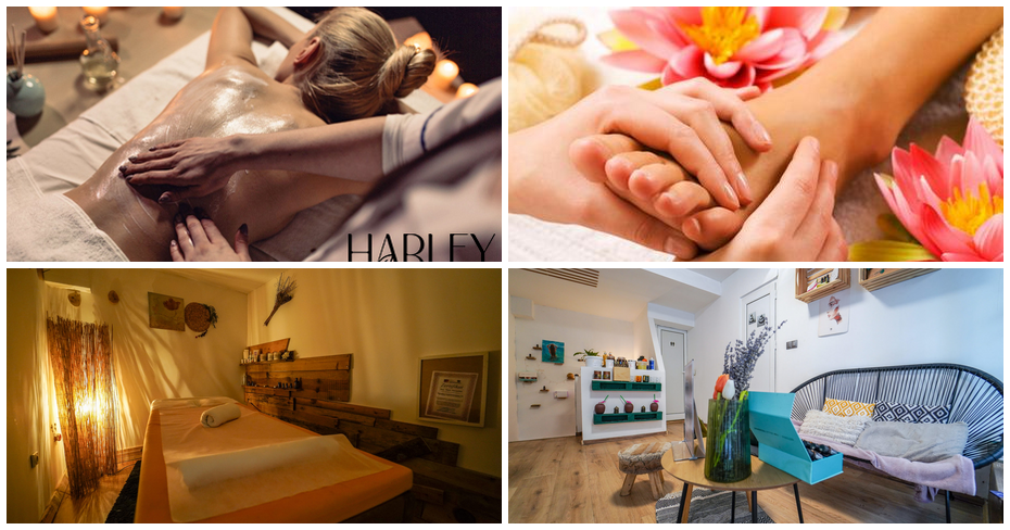 90 минути релакс: SPA терапия “Злато и Амбър” с комбиниран масаж на цяло тяло, маска и рефлексотерапия на стъпала, от Салон Harley Spa 90 минути релакс: SPA терапия “Злато и Амбър” с комбиниран масаж на цяло тяло, маска и рефлексотерапия на стъпала, от Салон Harley Spa