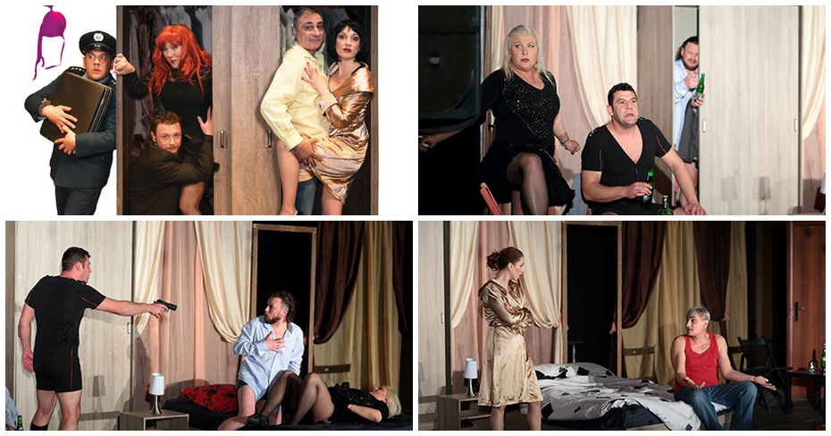 Христо Гърбов, Евгени Будинов и Албена Михова в “Изневери в повече” на 6 Януари, в Театър “Сълза и смях”