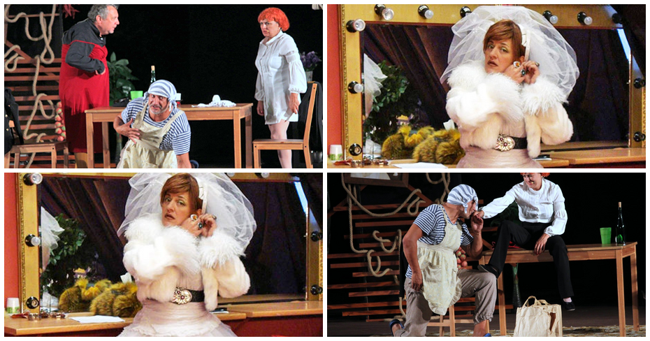 Мария Сапунджиева, Ненчо Илчев и Кирил Ефремов в комедията “Мъжът на жена ми” на 31 Януари, в Театър “Сълза и смях”