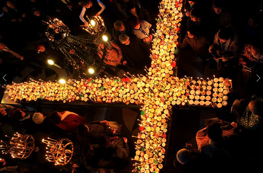 Ritual de la bendición de la miel. San Jaralampi